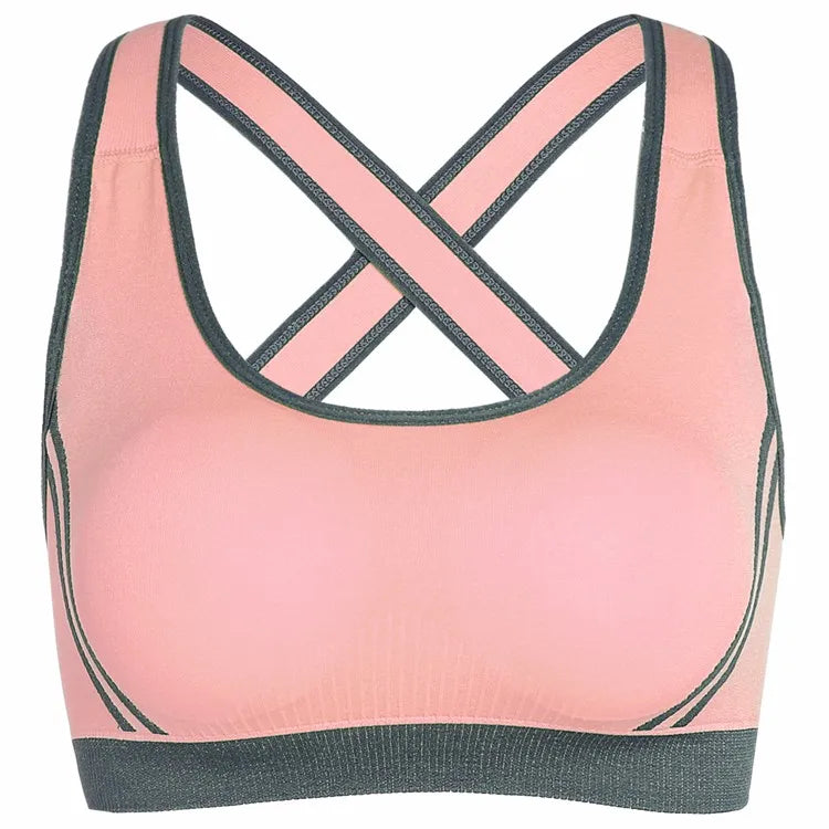 Draadloze sportbeha met bewegingscomfort voor dames