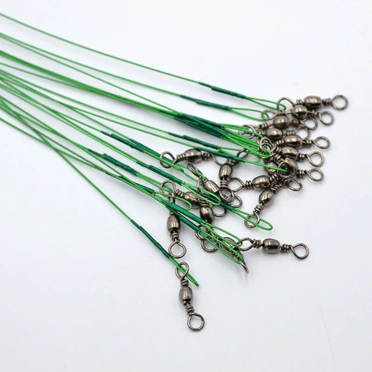 20 pcs/lot Stainless Steel Wire Leader 15cm/21cm/30cm
