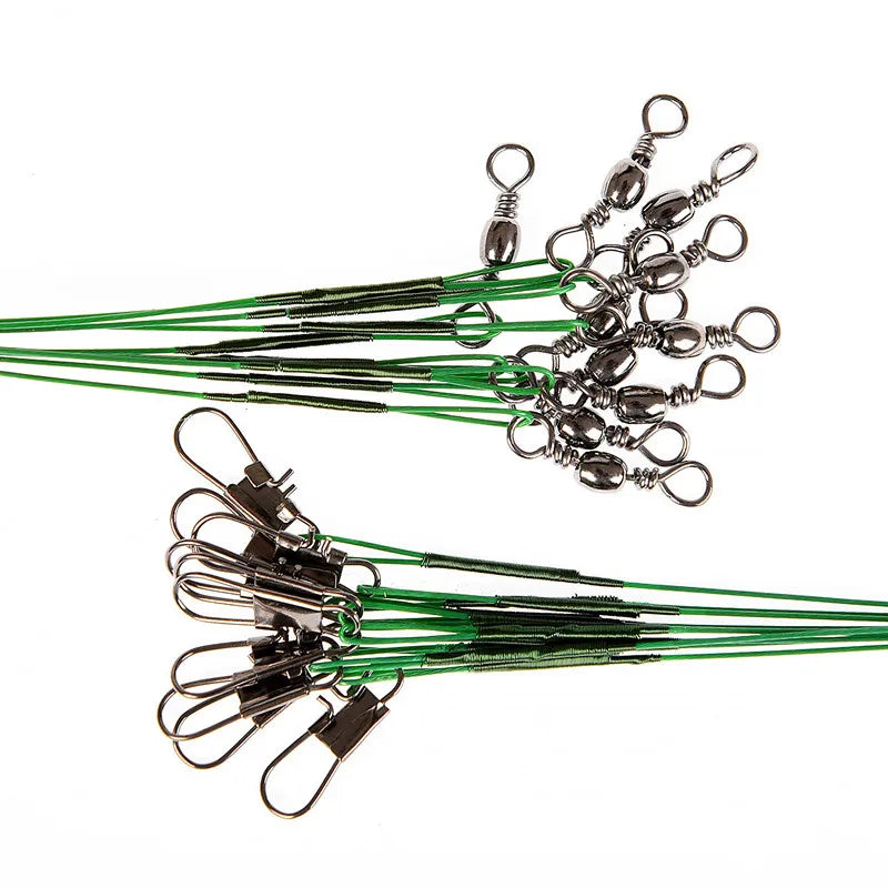 20 pcs/lot Stainless Steel Wire Leader 15cm/21cm/30cm