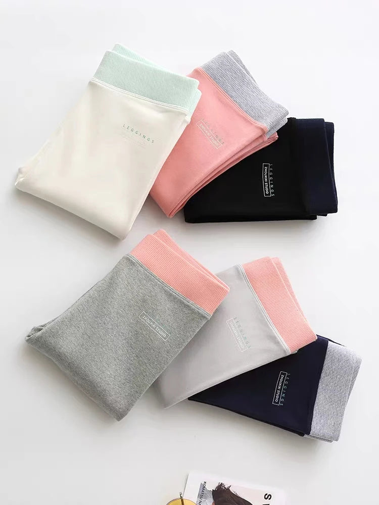 Ribbed leggings for women 2025 high waist