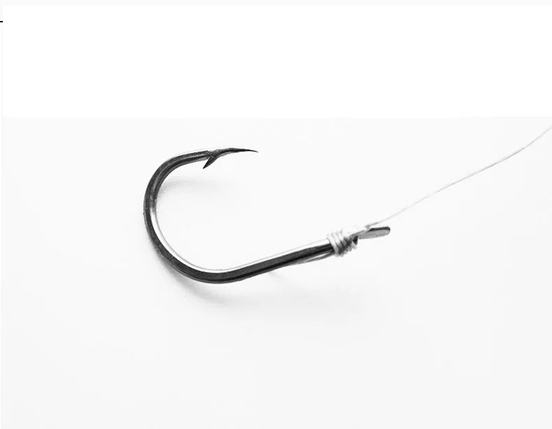 2pcs/lot Steel wire hook Fishing Line With Swivel Steel Wire Leader with 5