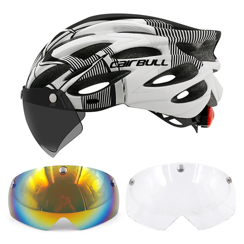 Fietshelm Licht Race Mtb Mountainbike Fiets Led
