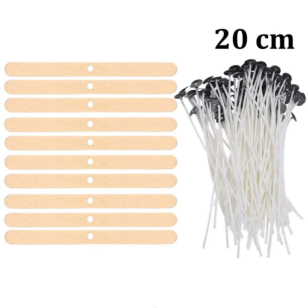 Smokeless Candle Wicks 2.6-20cm Pre-Waxed