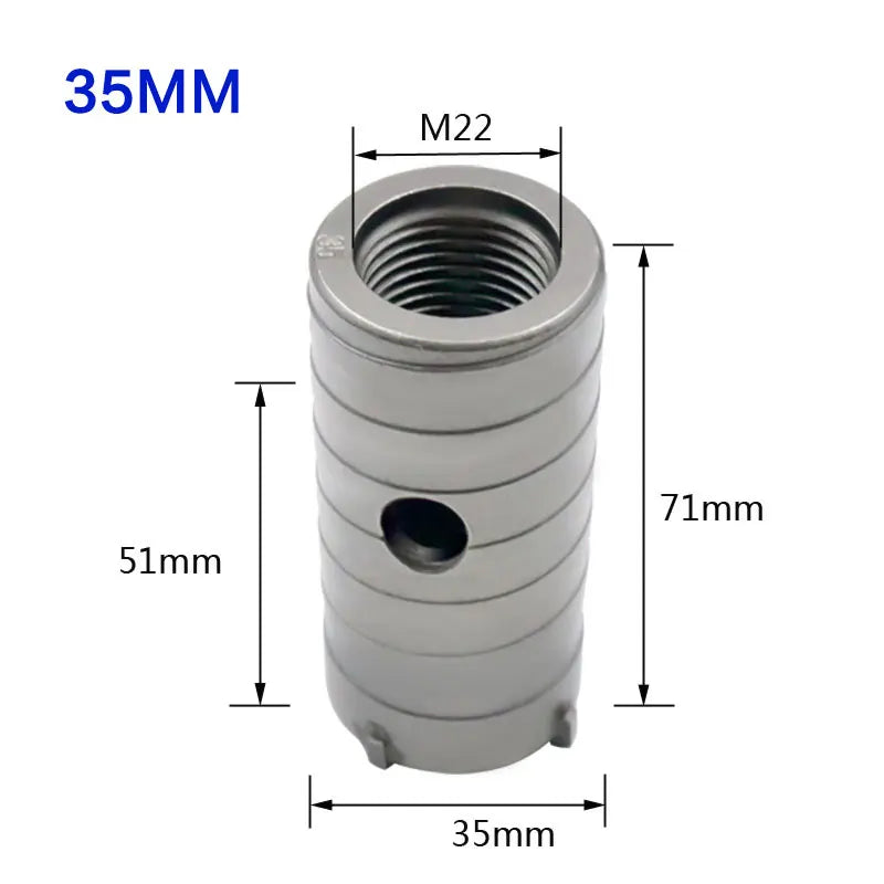 SDS Concrete Hole Saw 30-160mm Electric