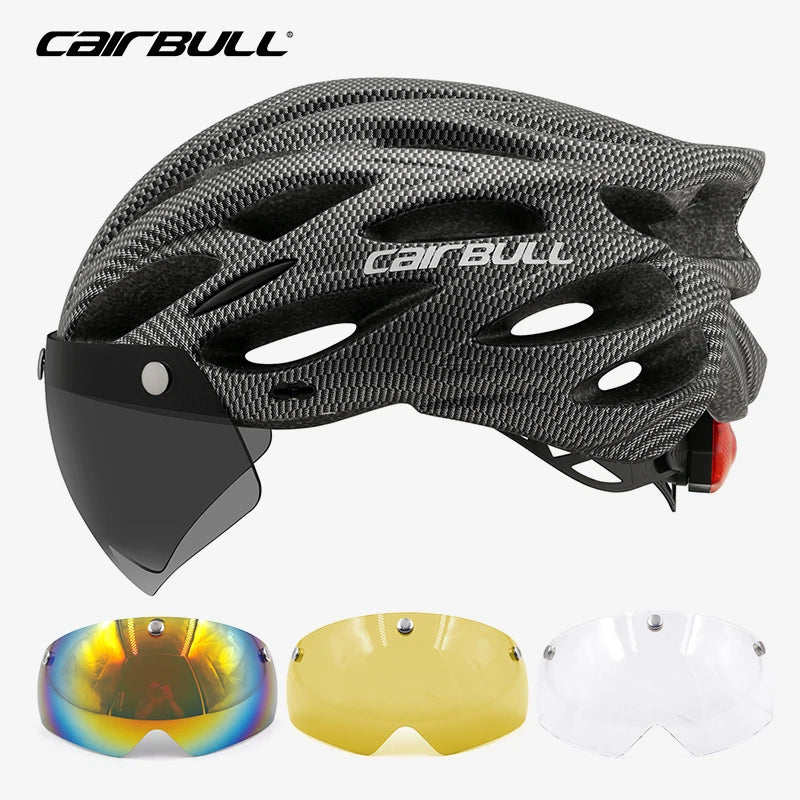 Fietshelm Licht Race Mtb Mountainbike Fiets Led