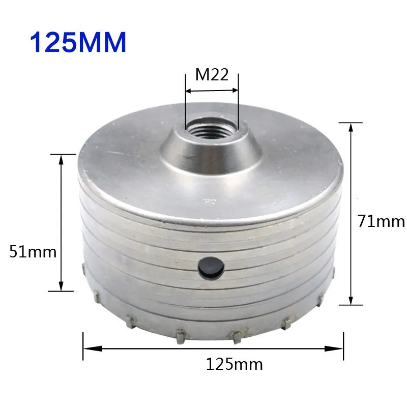 SDS Concrete Hole Saw 30-160mm Electric