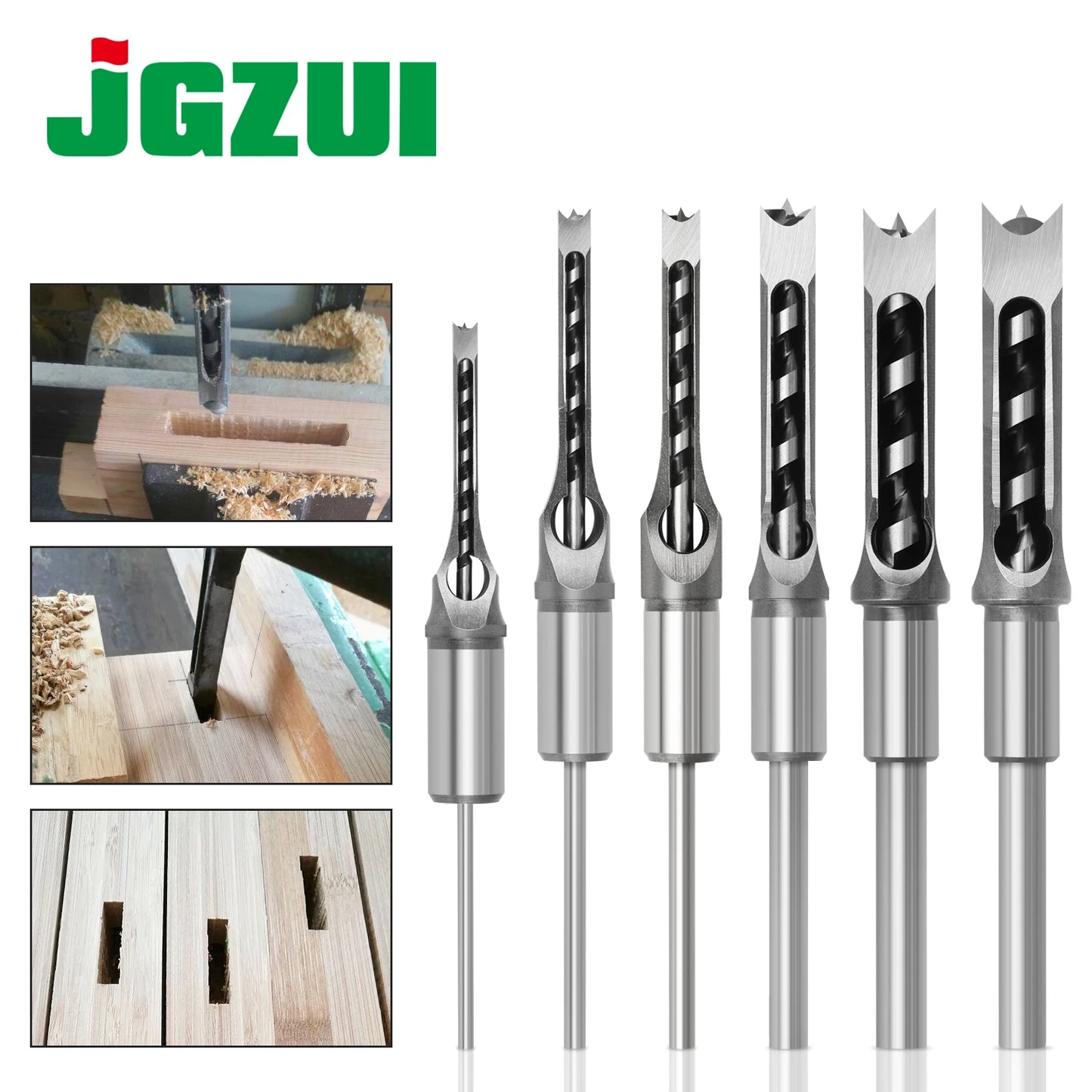 Woodworking Square Drill Bit HSS Twist Square Hole Drill Bits