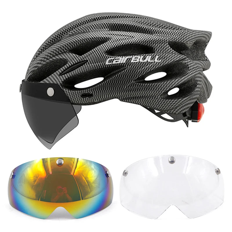 Fietshelm Licht Race Mtb Mountainbike Fiets Led