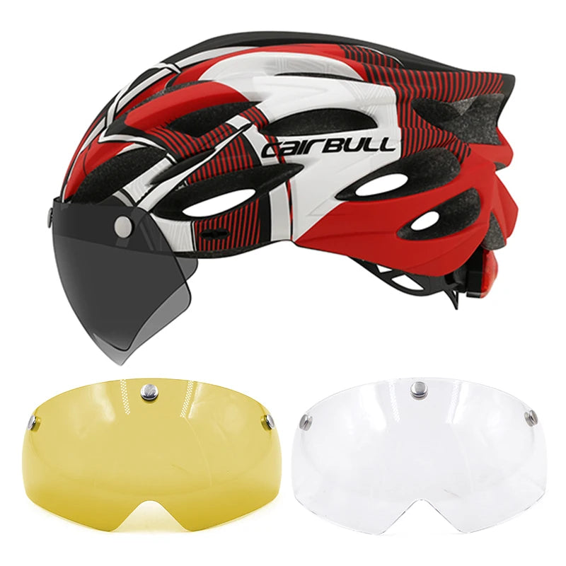 Fietshelm Licht Race Mtb Mountainbike Fiets Led