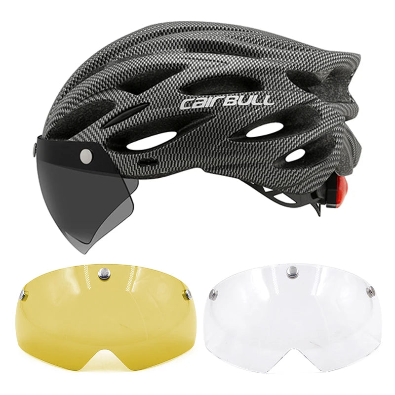 Fietshelm Licht Race Mtb Mountainbike Fiets Led