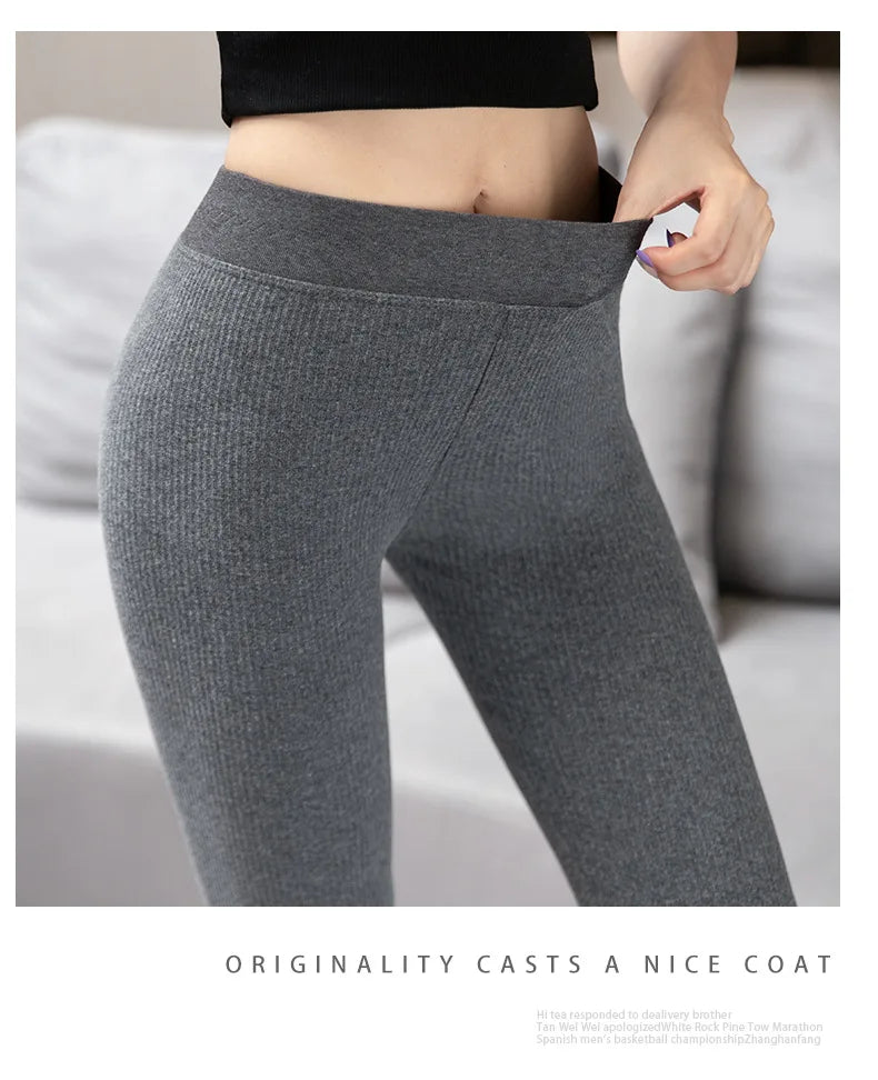 Ribbed leggings for women 2025 high waist