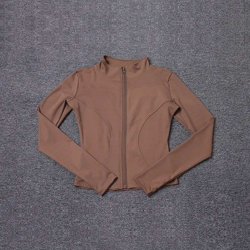 Women Sport Jacket Long Sleeve Shirt