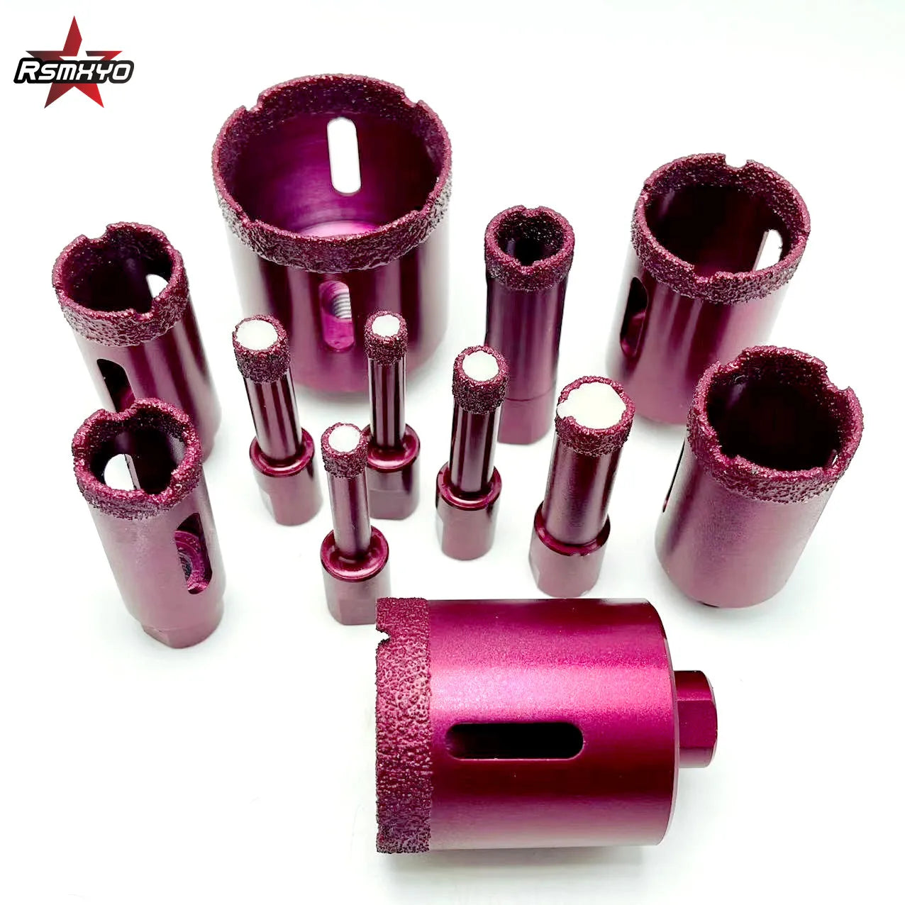 M10 Thread Vacuum Brazed Dry Diamond Drilling Core Bits
