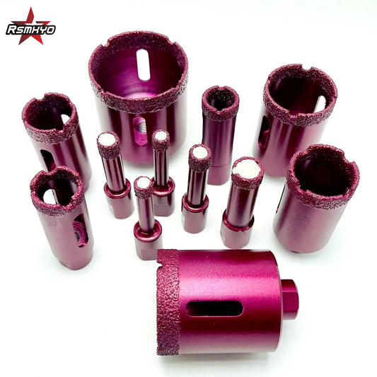 M10 Thread Vacuum Brazed Dry Diamond Drilling Core Bits