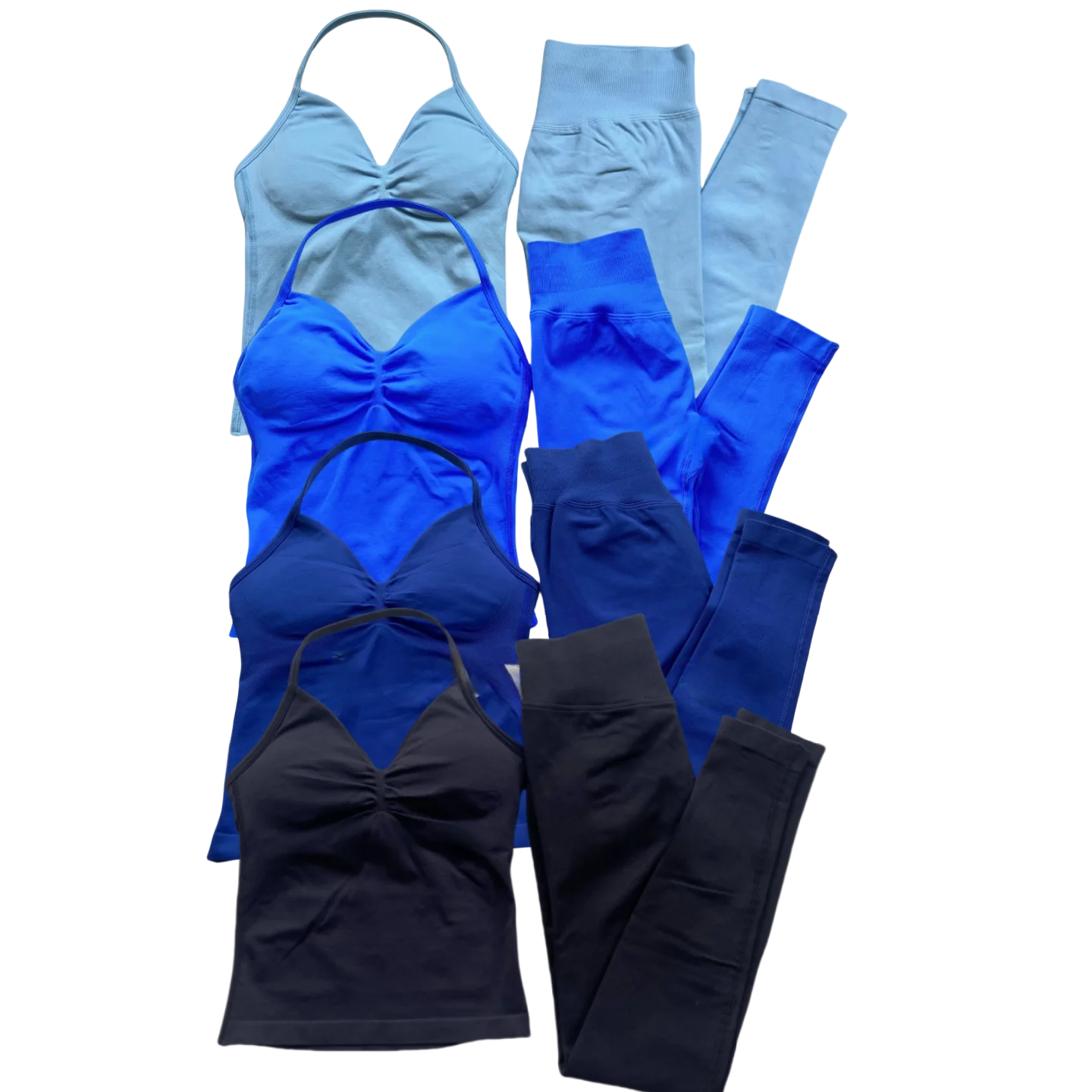 Fitness Girl Yoga Ladies 2-piece Set Long Neck Halter