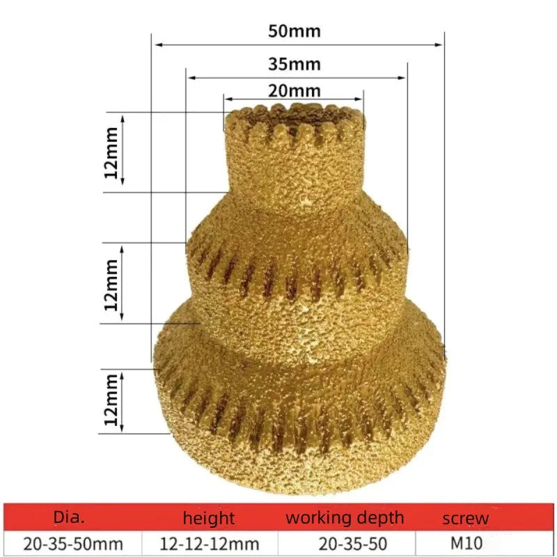 Sawtooth M10 Thread Diamond Chamfer Router Bits