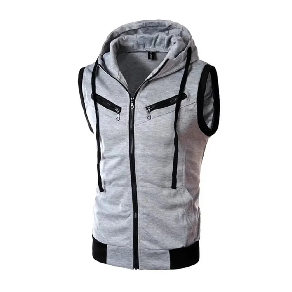 Spring Sweater Vest Men's No Sleeve Retro Casual Knitted