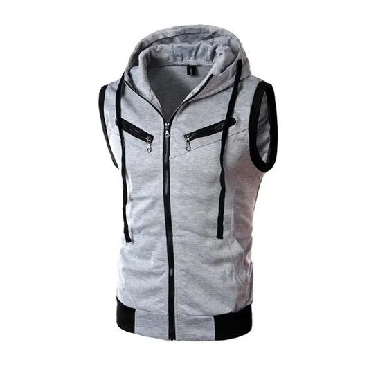 Spring Sweater Vest Men's No Sleeve Retro Casual Knitted