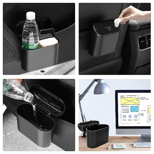 Car Trash Can (with Lid) Contains 60 (300) Garbage Bags,