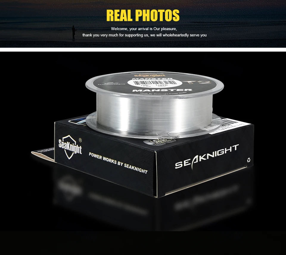 SeaKnight Brand MANSTER T2 Series 100% Fluorocarbon Fishing Line 100M