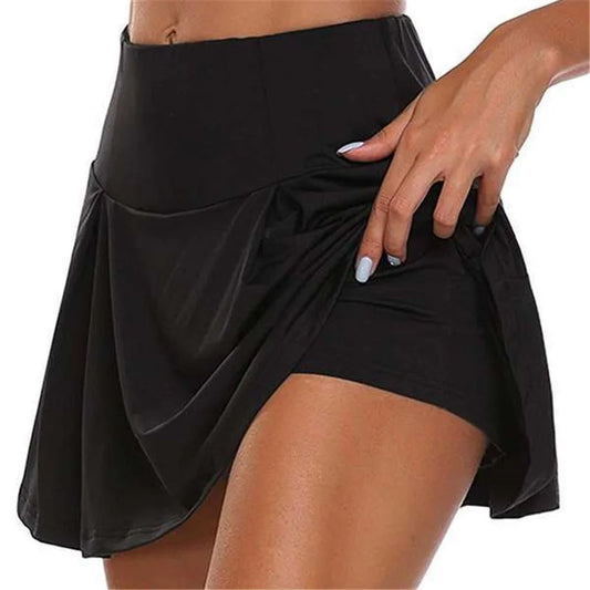 Summer Women Sprints Tennis Dance Fitness Short Skirts
