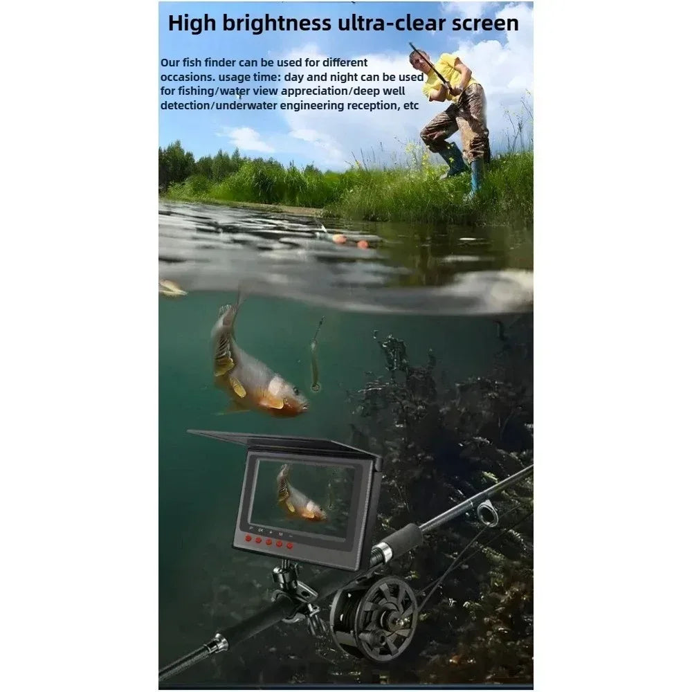 5-inch 4K underwater fishing camera