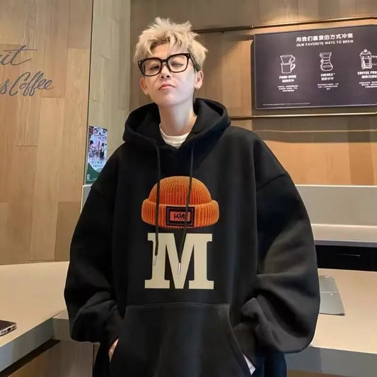 Hooded Hoodie Men's