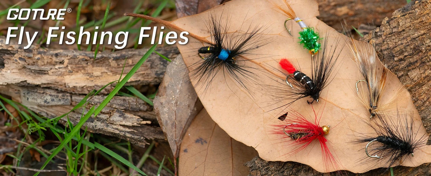 Goture Fly Fishing Flies Kit 30pcs