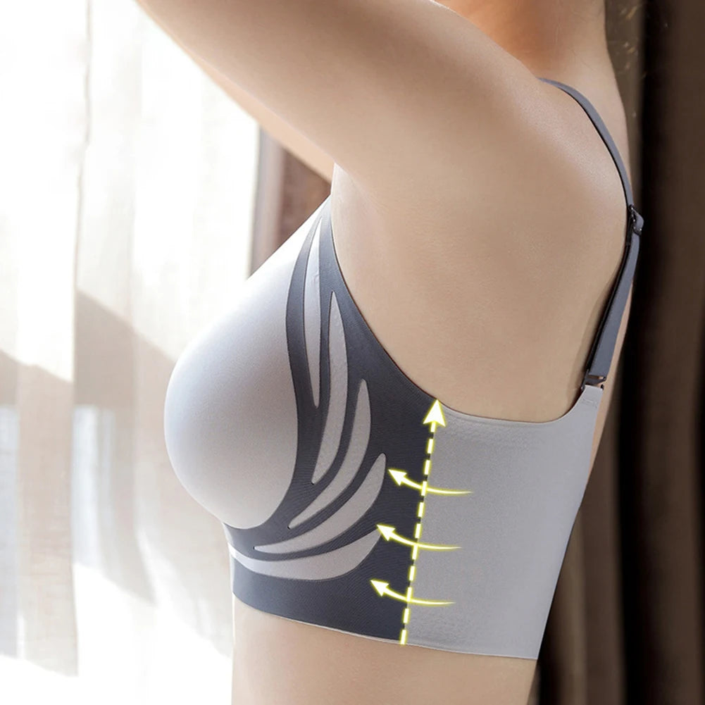 Nieuwe zomerse dames comfort anti-verzakking bh,