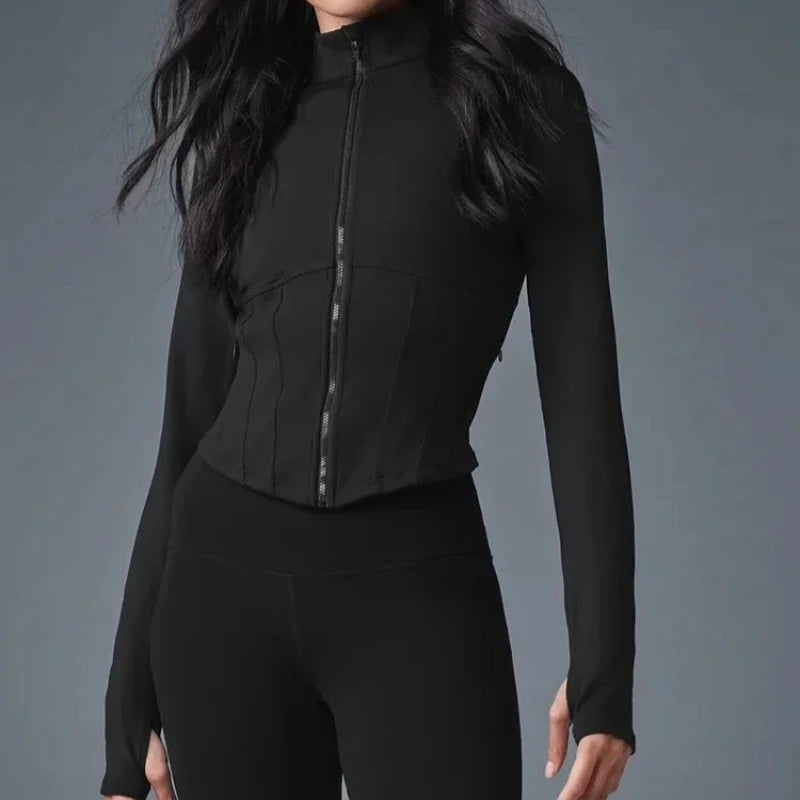 Sports Jackets Top Women Workout Tops Activewear