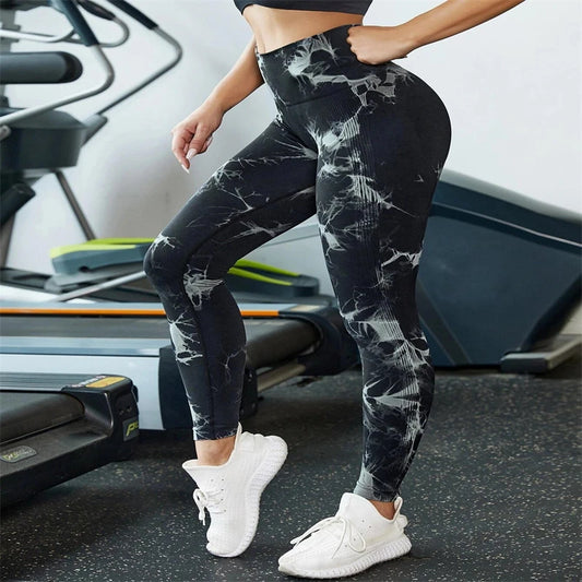Sexy dames gym yoga leggings hoge taille push-up legging