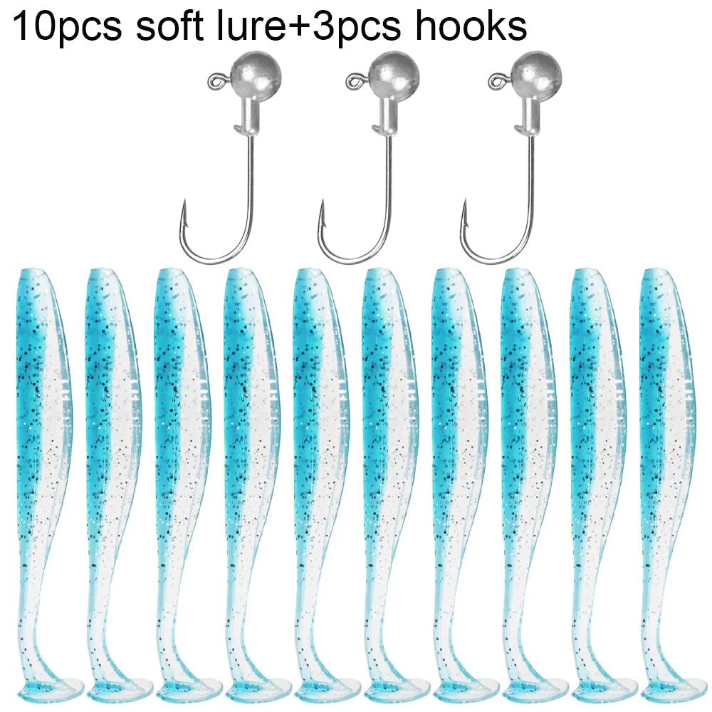 10PCS Soft Lure 5.5cm 7cm 10cm
