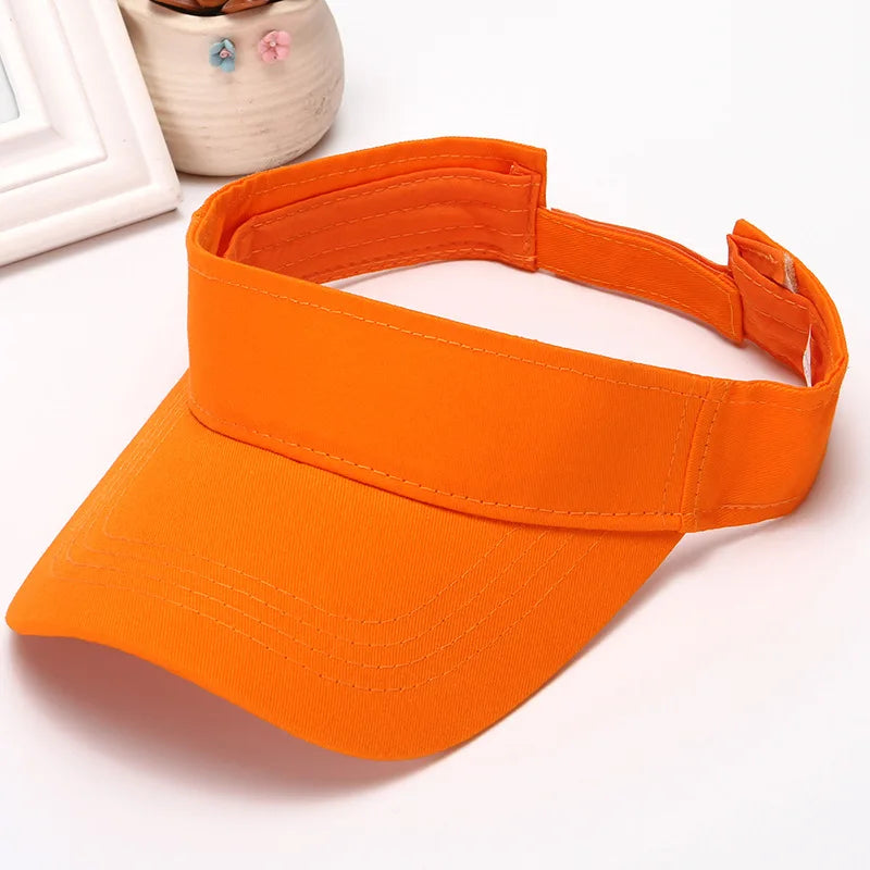 Sport Visor Hats Adjustable Empty Top Baseball Cap Sun