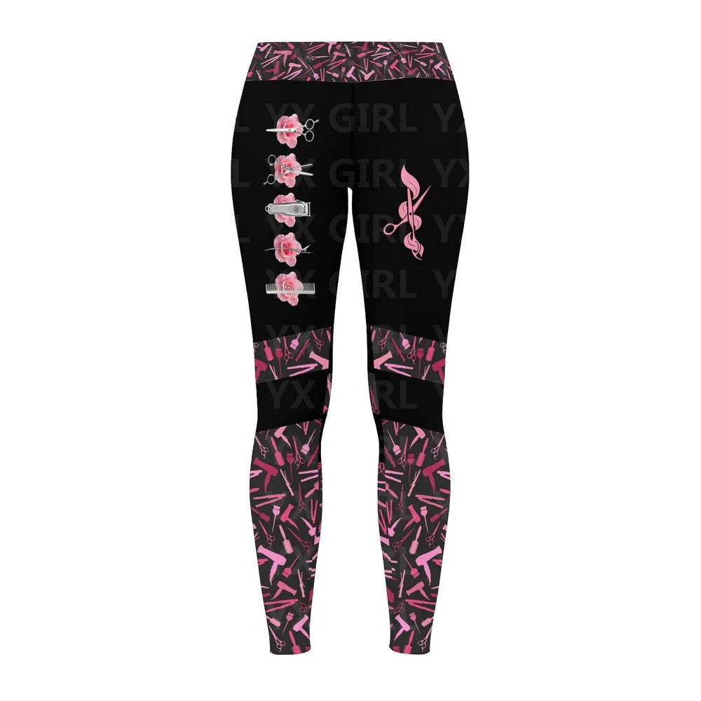 Hairstylist Leggings Hairdressing Clothes