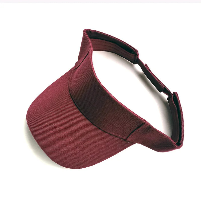 Sport Visor Hats Adjustable Empty Top Baseball Cap Sun