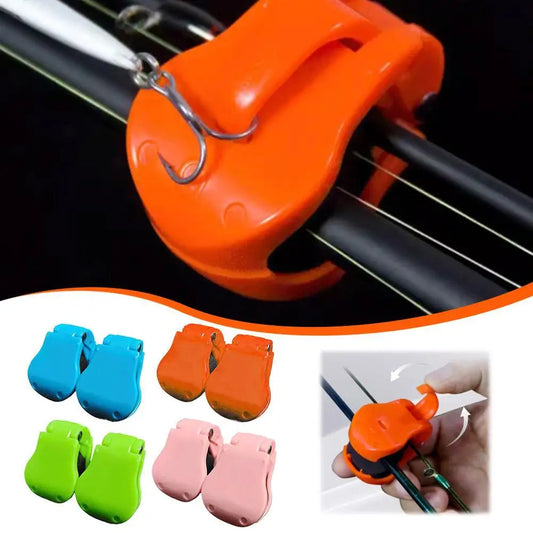 Fishing Rod Holder Fixer Clip Straps Fishing Pole