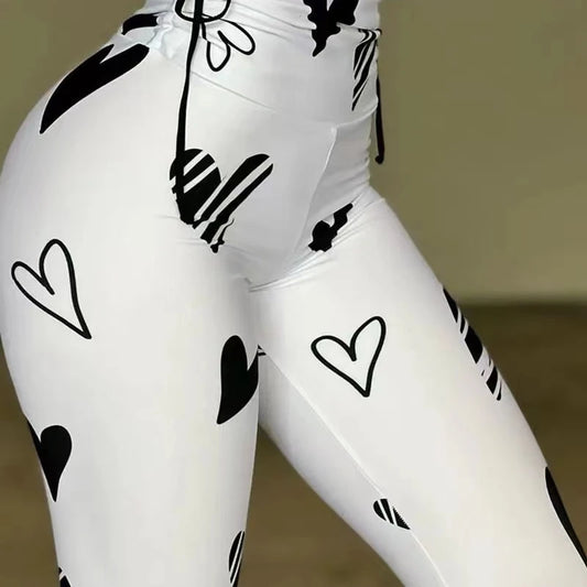 Leggings Dames Lange Broek Bodycon Slim Fit