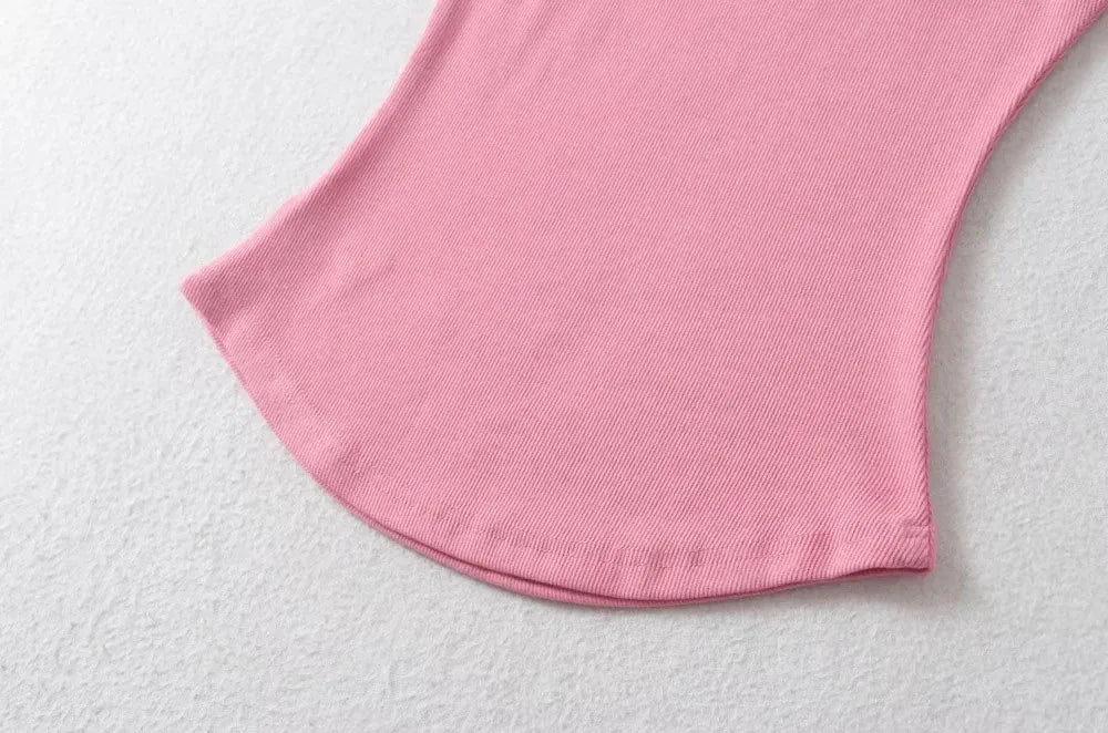 Women Summer Sexy Turtleneck Sleeveless T-Shirts