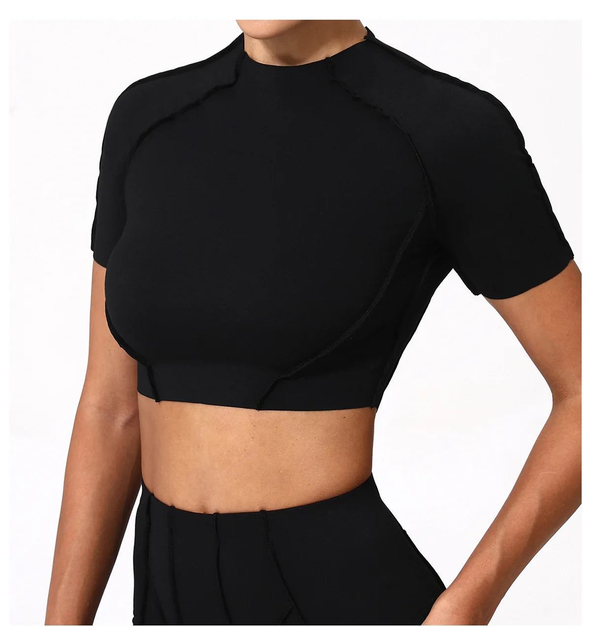 Sports T-shirt Women Fitness Top Short Sleeves Yoga Dance