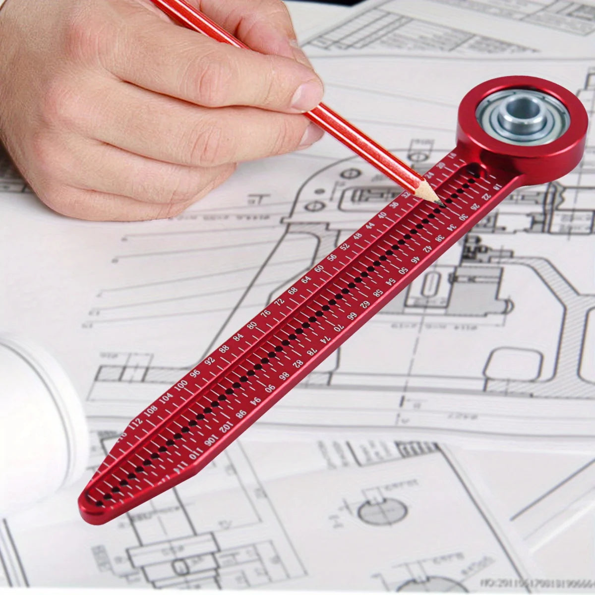 Woodworking Scribe Gauge Carpentry Circular