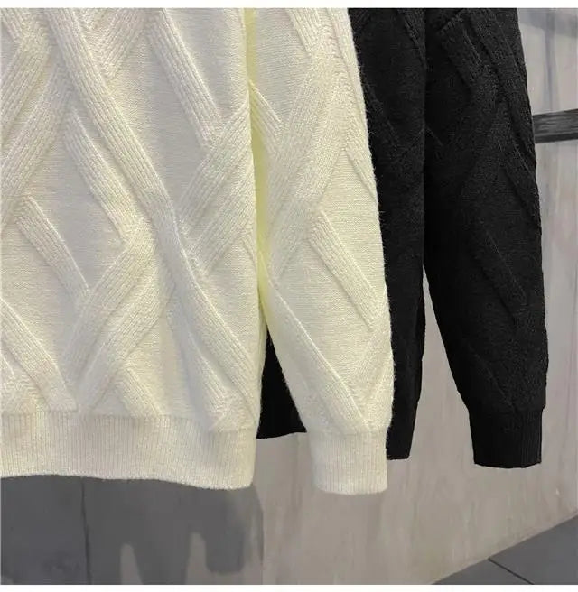 Sweater Men's Autumn and Winter Stripes Versatile New