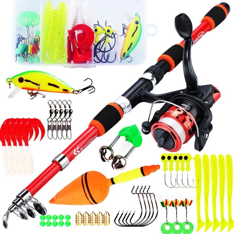 Sougayilang Spinning Fishing Rod and Reel Combo1.8M