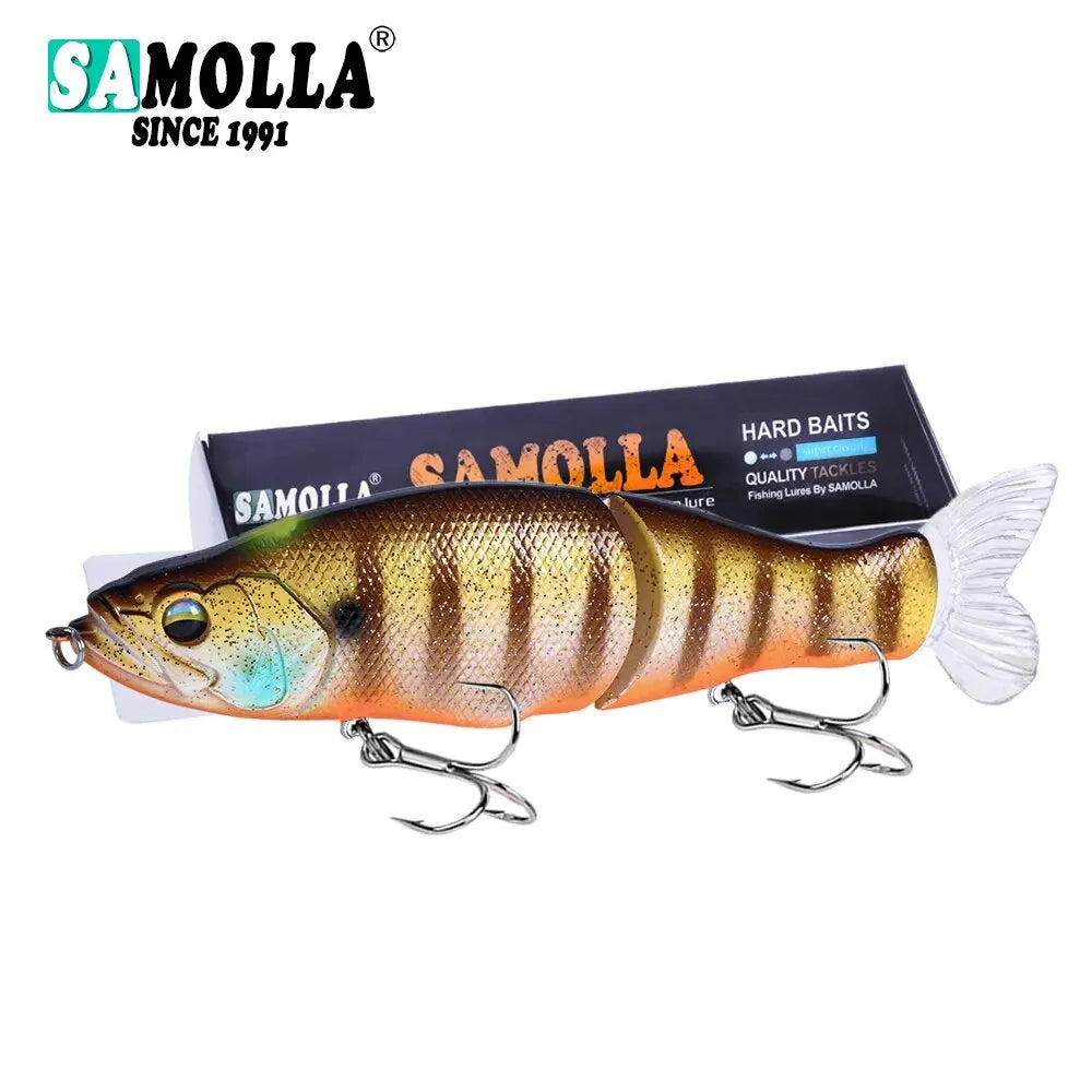Slow Sinking SwimBaits Fishing Lures 30G Whopper Vibration Soft Tail