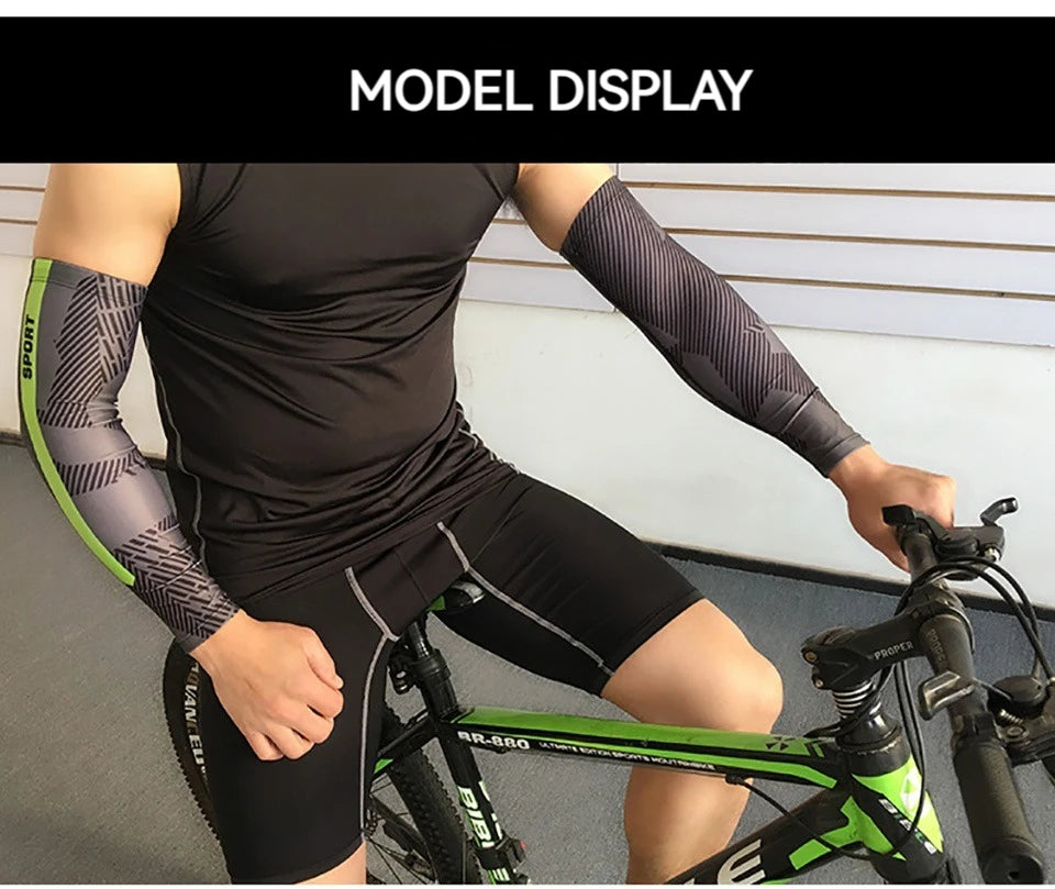 2pcs Sport Cycling Bicycle UV Sun Protection Cuff Cover