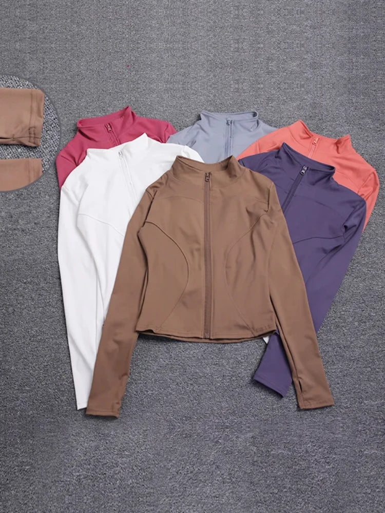 Sport Jacket Yoga Tops Women's Costume