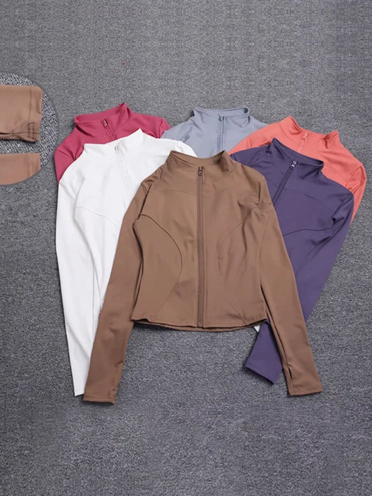 Sport Jacket Yoga Tops Women's Costume