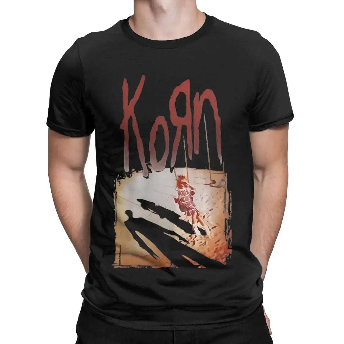 Korn women's T Shirt Rock Band Vintage Tees Short Sleeve