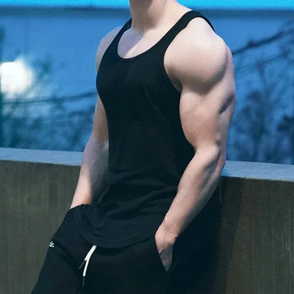 Men's Sport Slim Vest Summer Breathable Sleeveless