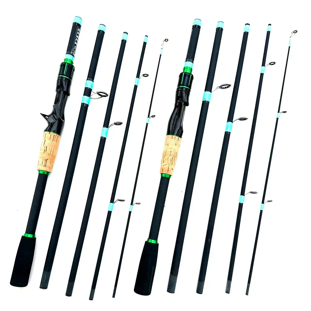 Casting Spinning Lure Fishing Rod Solid ML Tip 1.8/2.1m Ultralight