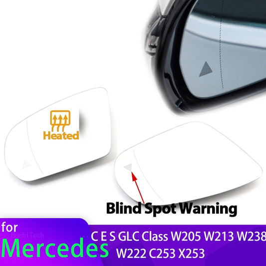Left & Right Side Mirror Glass Rearview Exterior Blind